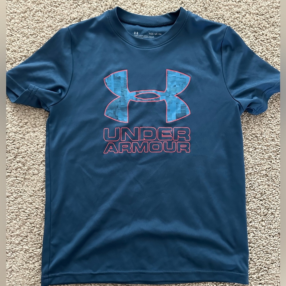 Under Armour Boys Shirt YSM- Teal